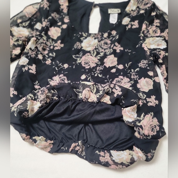 Celine by champion floral blouse size S - Picture 5 of 6